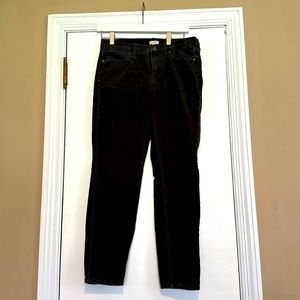 JCrew Black Corduroy Pants